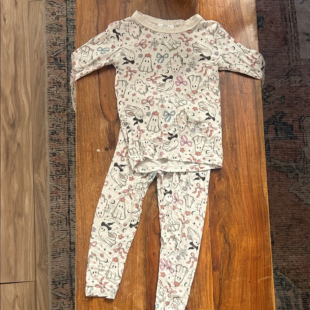 Toddler Ghost Print Pajamas
